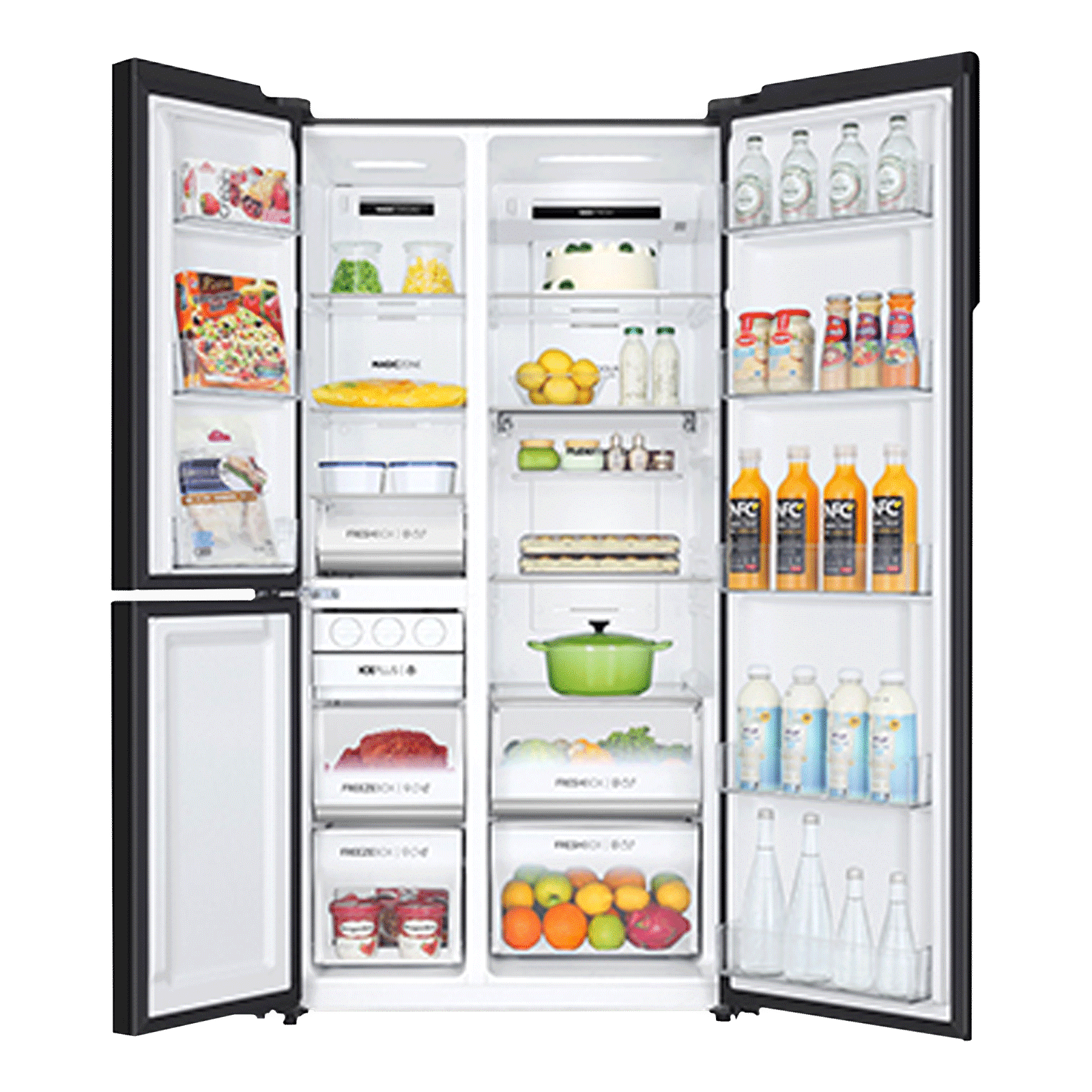 Buy Haier 628 Litres Frost Free Side by Side Refrigerator with Magic